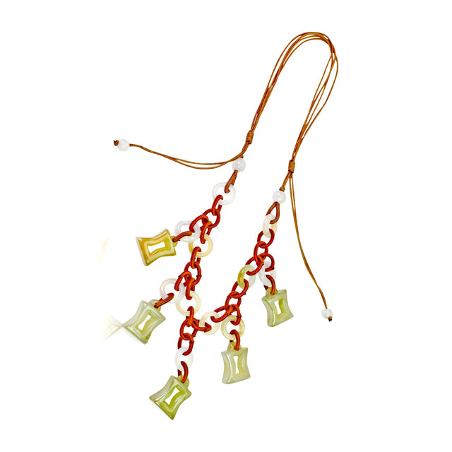 Gemini Charm Necklace a Gemini Birthstone Jewelry For Unisex Birthday Gift