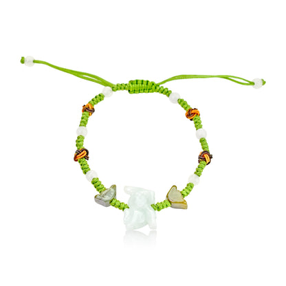 Jade Bracelet a Dragon Zodiac Bracelet With Dragon For Unisex Dragon Bead Bracelet Wisdom And Good Fortune Gift