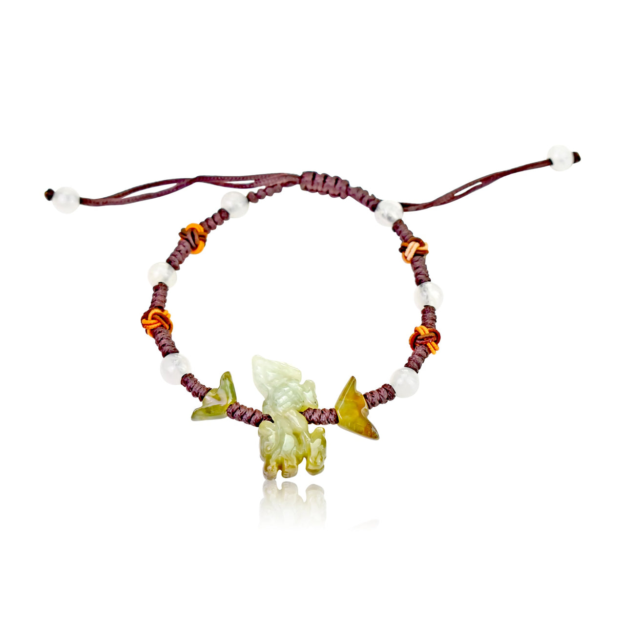 Embrace the Essence of the Dragon Handmade Jade BraceletBraceletsSerenity Jade