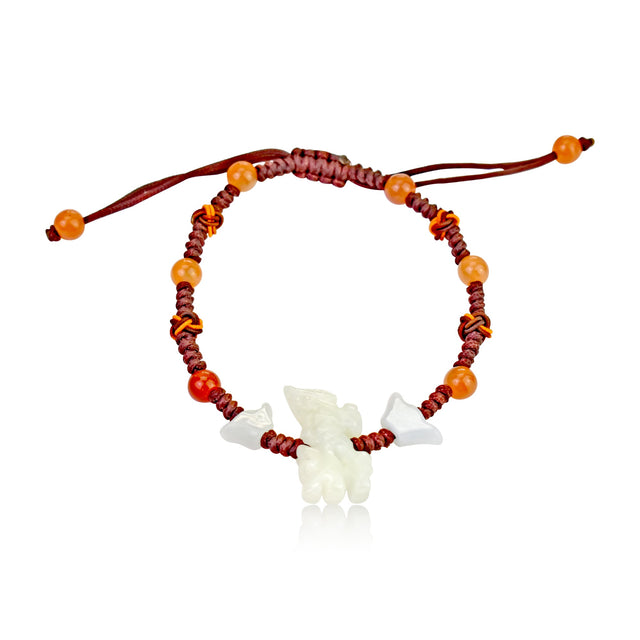 Embrace the Essence of the Dragon Handmade Jade BraceletBraceletsSerenity Jade