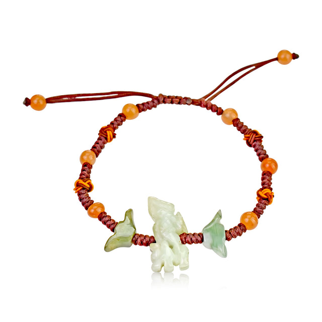 Embrace the Essence of the Dragon Handmade Jade BraceletBraceletsSerenity Jade