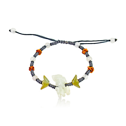 Men Dragon Zodiac Bracelet With Dragon For Unisex Dragon Bead Bracelet Wisdom And Good Fortune Gift