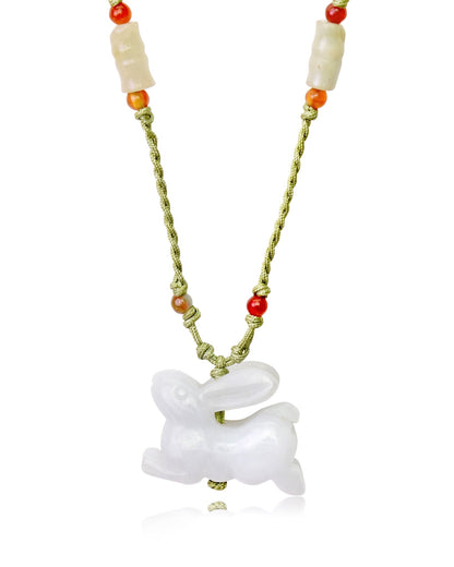 Rabbit Necklace Year Of The Rabbit Gift for Unisex Rabbit Charm For Mother’s Day Or Father’s Day Gift