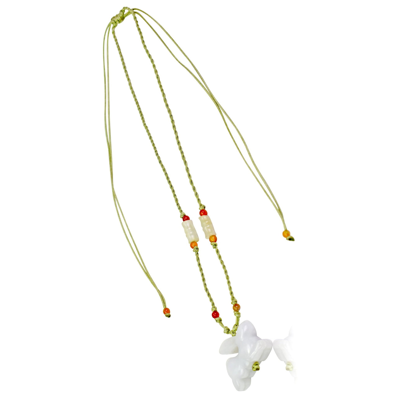 Embrace the Grace and Serenity of the Rabbit with Our Stunning Bamboo Jade NecklaceNecklacesSerenity Jade