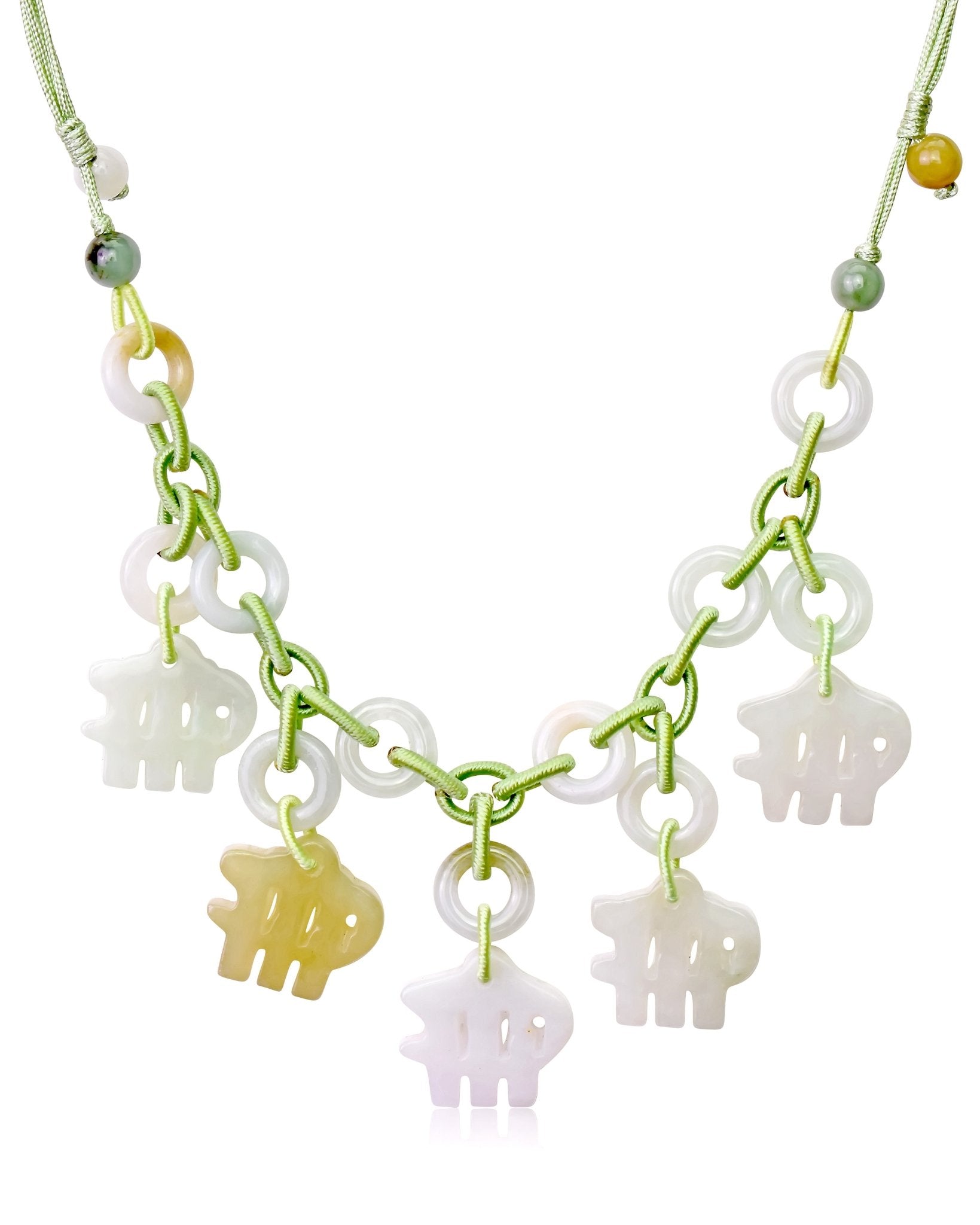 Embrace the Grace of Virgo with the Hand - Carved Jade NecklaceNecklacesSerenity Jade