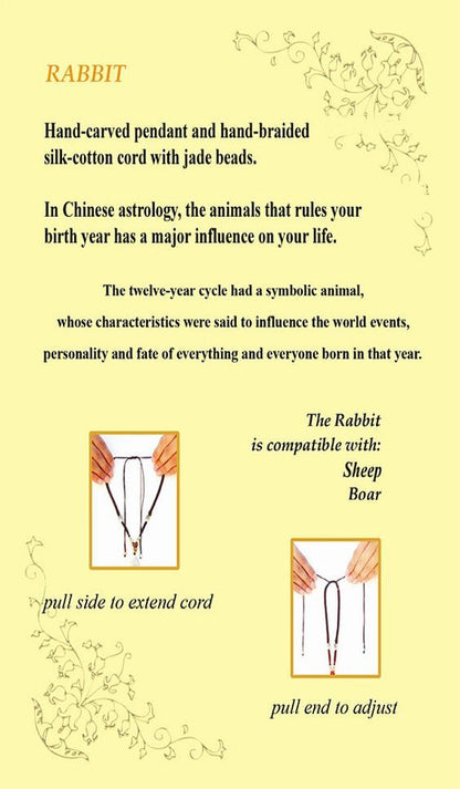 Year of the Rabbit Post Card, Back Side