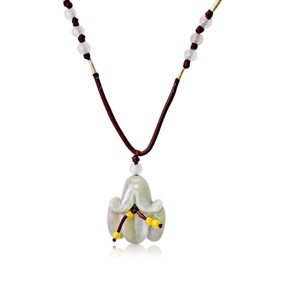 Delicate Campanula Cherry Bells a Birthstone Necklace for Women Mothers Necklace Romantic Anniversary Gift