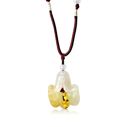 Handcrafted Campanula Cherry Bells a Birthstone Necklace for Women Mothers Necklace Meaningful Mother’s Day Gift