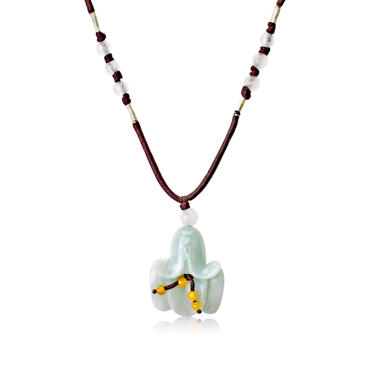 Elegant Campanula Cherry Bells a Birthstone Necklace for Women Mothers Necklace Meaningful Valentine's Day Gift