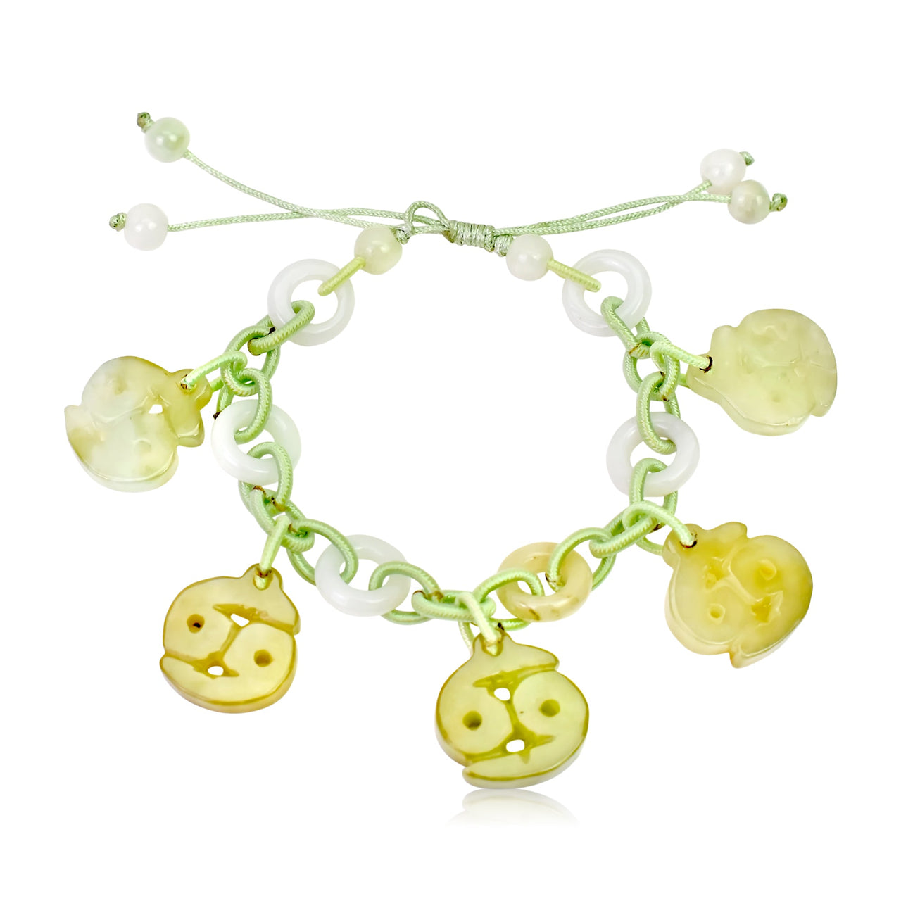 Embrace the Nurturing Power of Cancer with the Handcrafted Jade BraceletBraceletsSerenity Jade