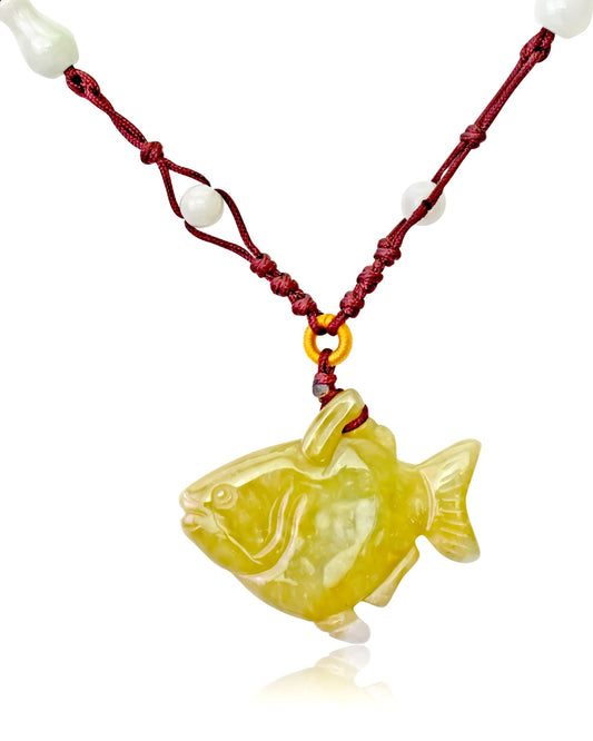 Men Fish Charm Pendant Fish Sea Themed Jewellery Calming Energy Heartfelt Father’s Day Gift