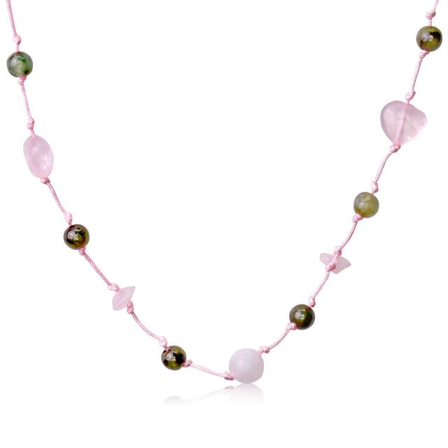Embrace the Power of Love and Healing with Rose Quartz Gemstone NecklaceNecklacesSerenity Jade