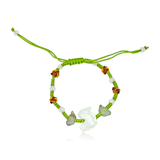 Embrace the Spirit of the Rooster Zodiac Handmade Jade BraceletBraceletsSerenity Jade