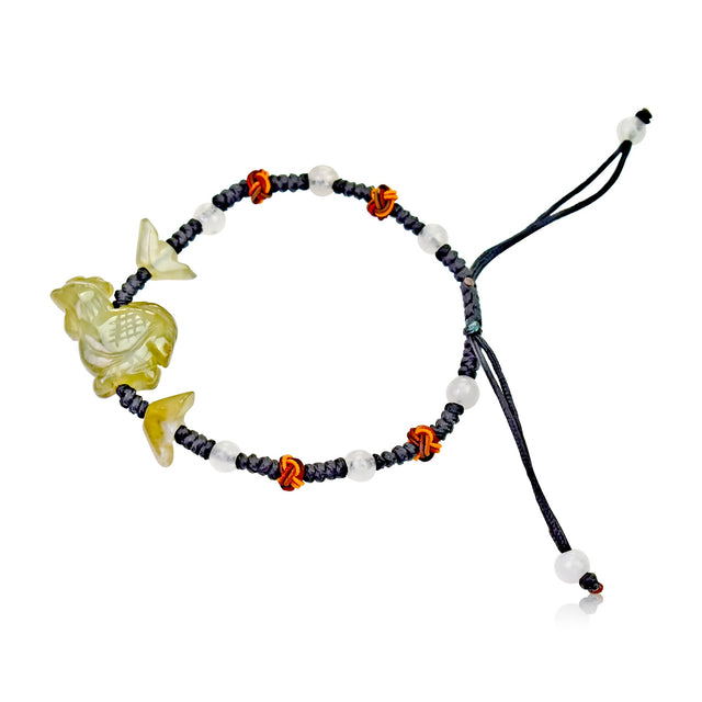 Embrace the Spirit of the Rooster Zodiac Handmade Jade BraceletBraceletsSerenity Jade
