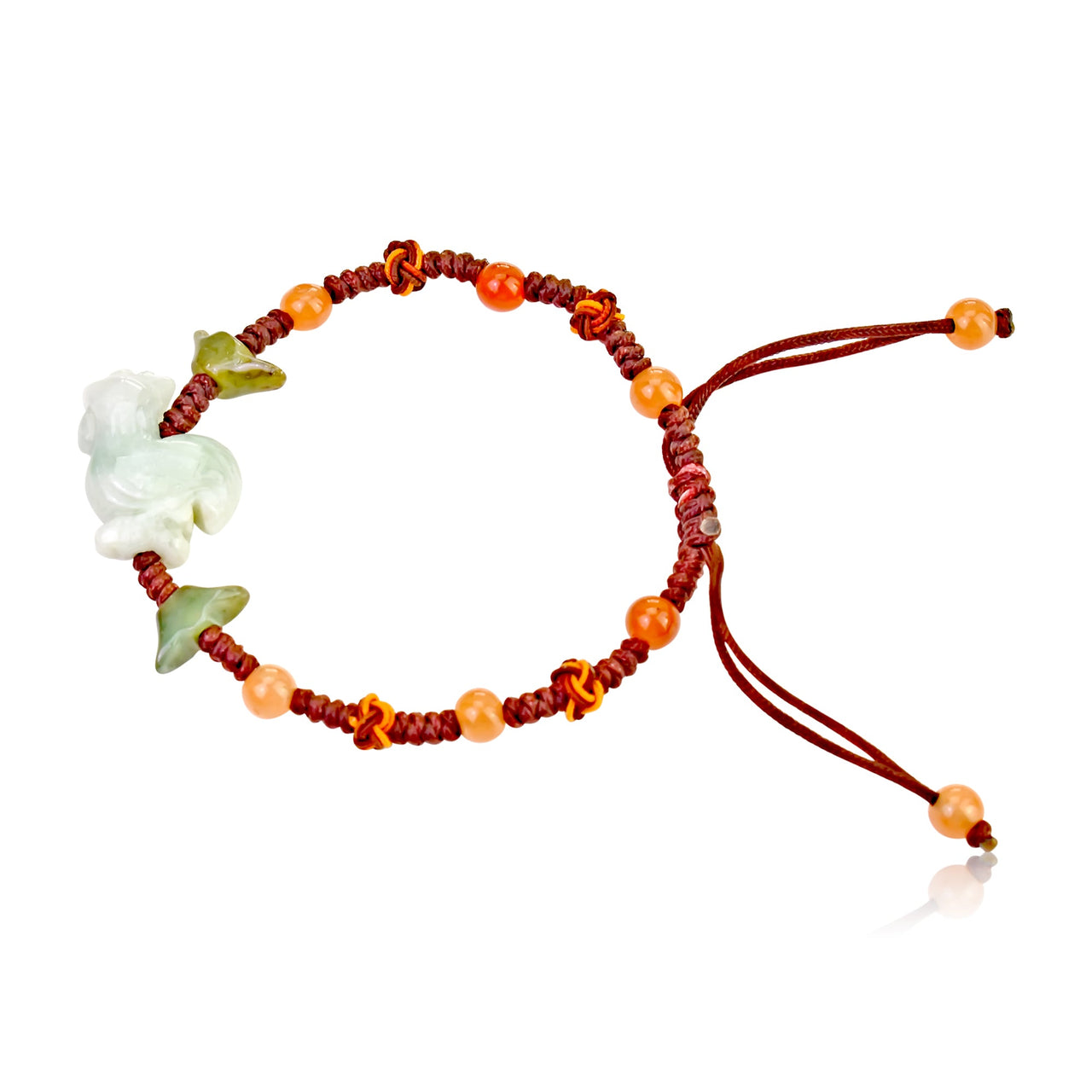 Embrace the Spirit of the Rooster Zodiac Handmade Jade BraceletBraceletsSerenity Jade