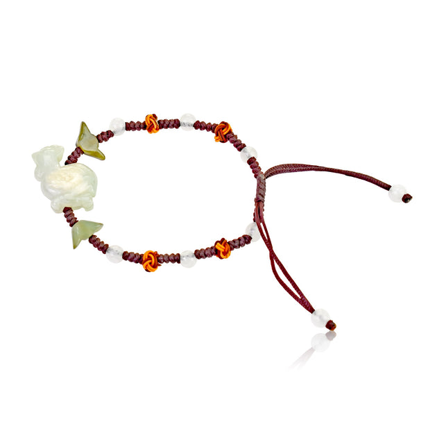 Embrace the Spirit of the Rooster Zodiac Handmade Jade BraceletBraceletsSerenity Jade