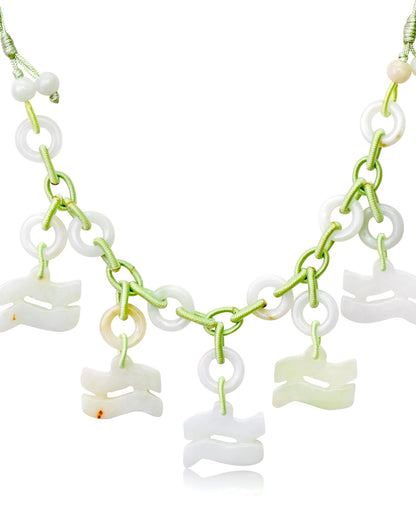 Unique Aquarius Necklace For Men And Women Aquarius Zodiac Pendant Birthday Gift Aquarius Birthstone Jewellery