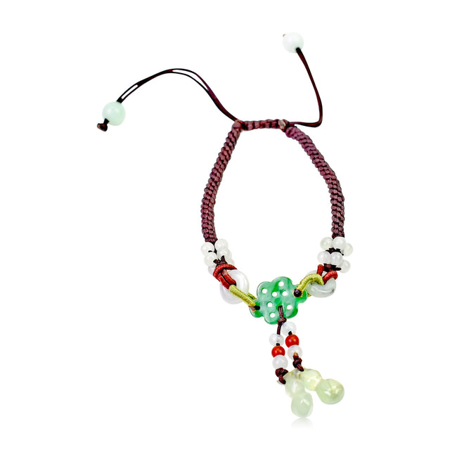 Embrace Whimsy with the Fairy Vase Jade Adjustable Charm BraceletBraceletsSerenity Jade