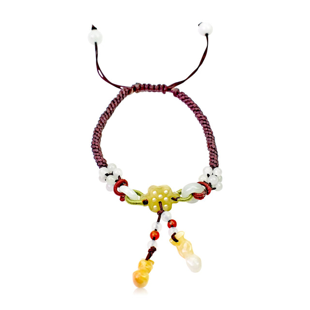 Embrace Whimsy with the Fairy Vase Jade Adjustable Charm BraceletBraceletsSerenity Jade