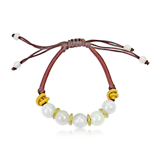 White Jade Circle Bracelet A Real Stone Bracelet For Women Jade Carved Bracelet Birthday Gift With Mystical Healing Energy