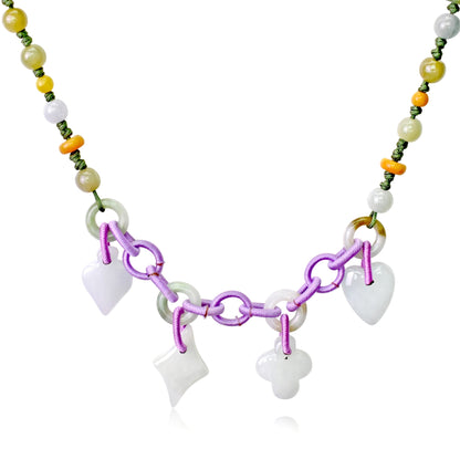 Good Luck Necklace a Lucky Charm Pendant for Women’s Jade Necklace an Elegant Birthday Gift