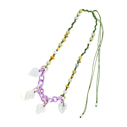 White Jade Good Luck Necklace a Lucky Charm Pendant for Women’s Jade Necklace an Elegant Birthday Gift