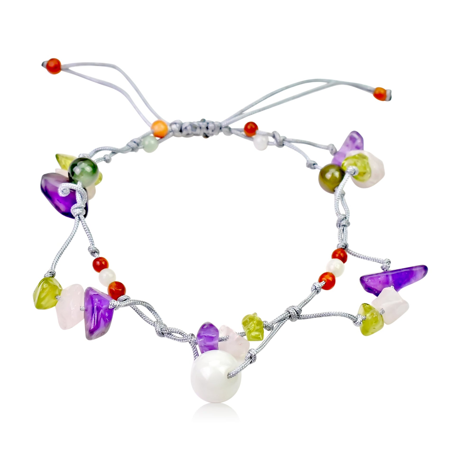 Express Your Unique Style with the Beads Gemstone BraceletBraceletsSerenity Jade