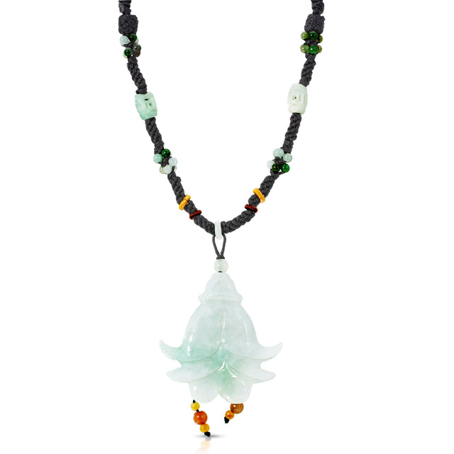 Exquisite Elegance Awaits with the Bellflower Jade NecklaceNecklacesSerenity Jade