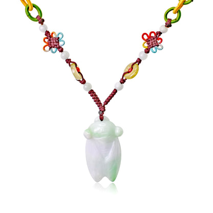 Mystical Cricket Animal Unique Charm Necklace For Unisex Good Spiritual Animal Ideal Birthday Gift