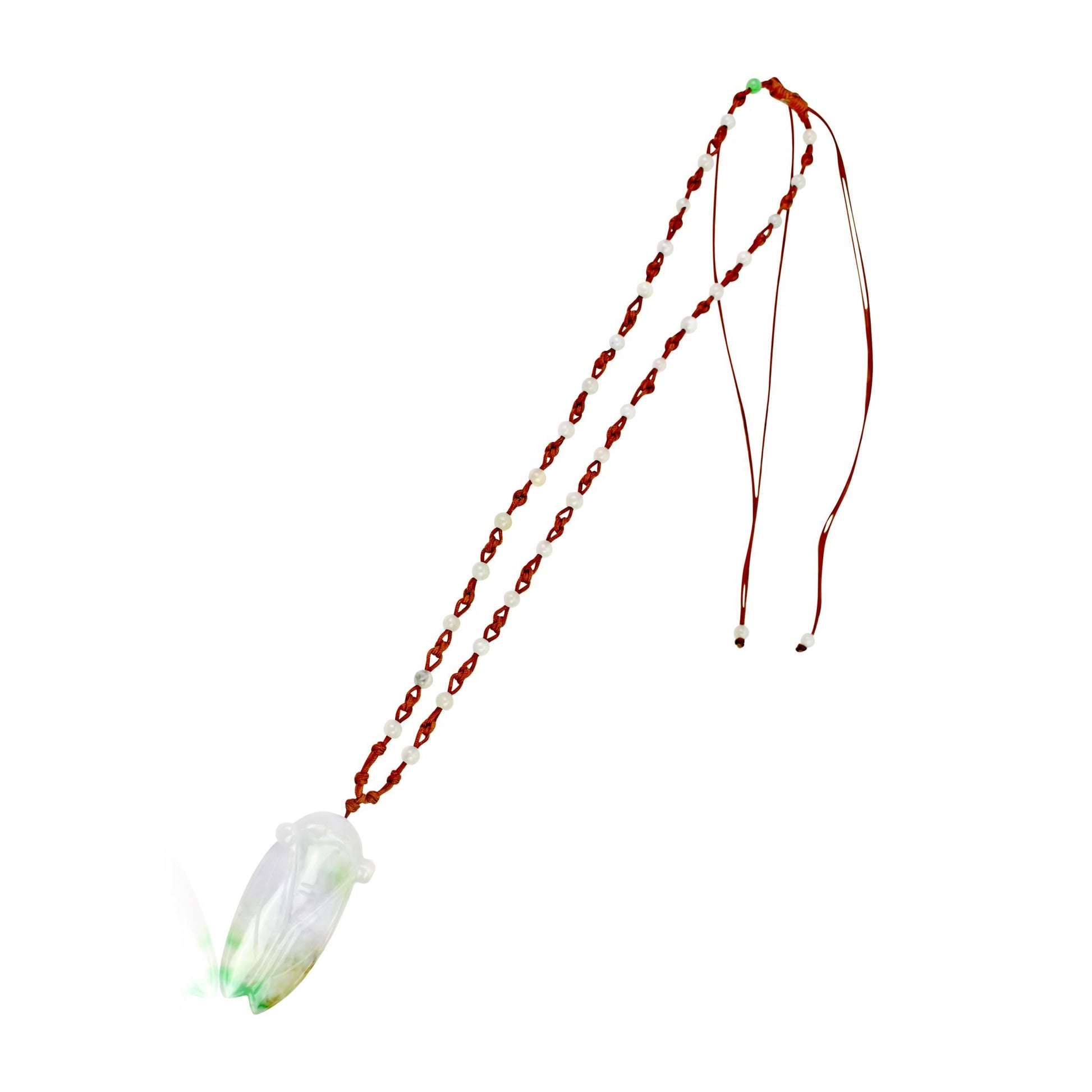 Fearlessness and courage, Cricket Handmade Jade Necklace PendantNecklacesSerenity Jade