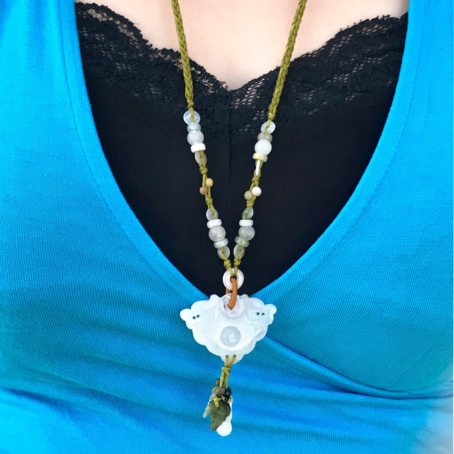Feel Extraordinary with Dragon Spinning Ball Jade NecklaceNecklacesSerenity Jade