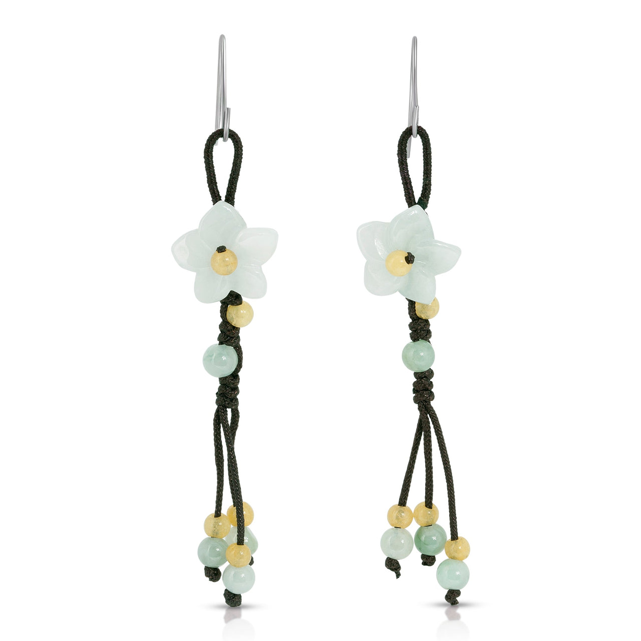 White Floral Earrings A Star Flower White for Women White Star Flower Nature Inspired Jewelry Mother’s Day Gift