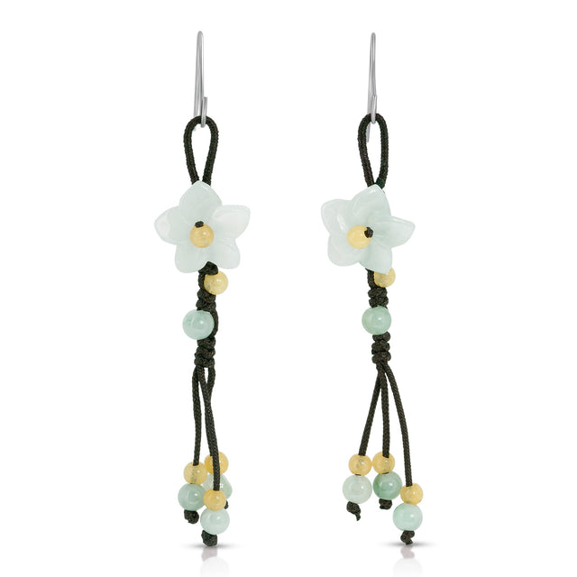 White Floral Earrings A Star Flower White for Women White Star Flower Nature Inspired Jewelry Mother’s Day Gift