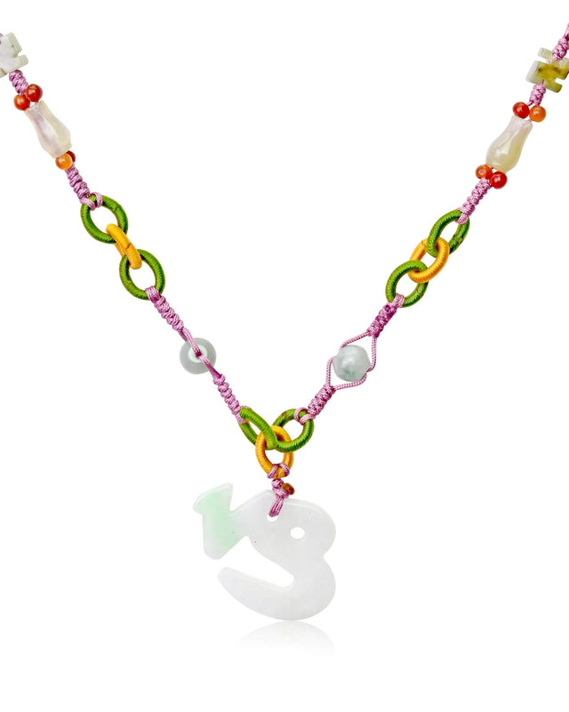 Feel the Love and Passion with a Capricorn Handmade Jade PendantNecklacesSerenity Jade
