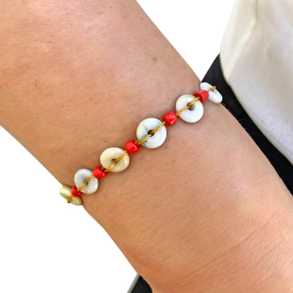 White Jade a Jade Disc for Unisex Stone Bracelet a Cycle of Life Meaning Powerful Birthday Gift