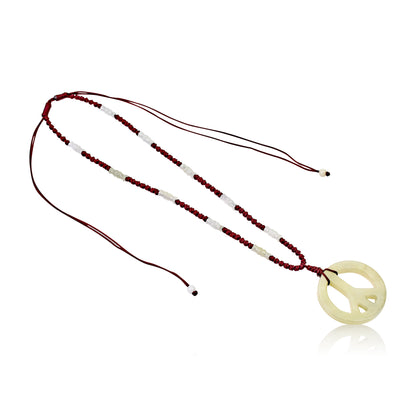 Peace Sign Necklace a Peace Pendant for Unisex Peace Sign Symbol Birthday Gift for Spiritual Healing