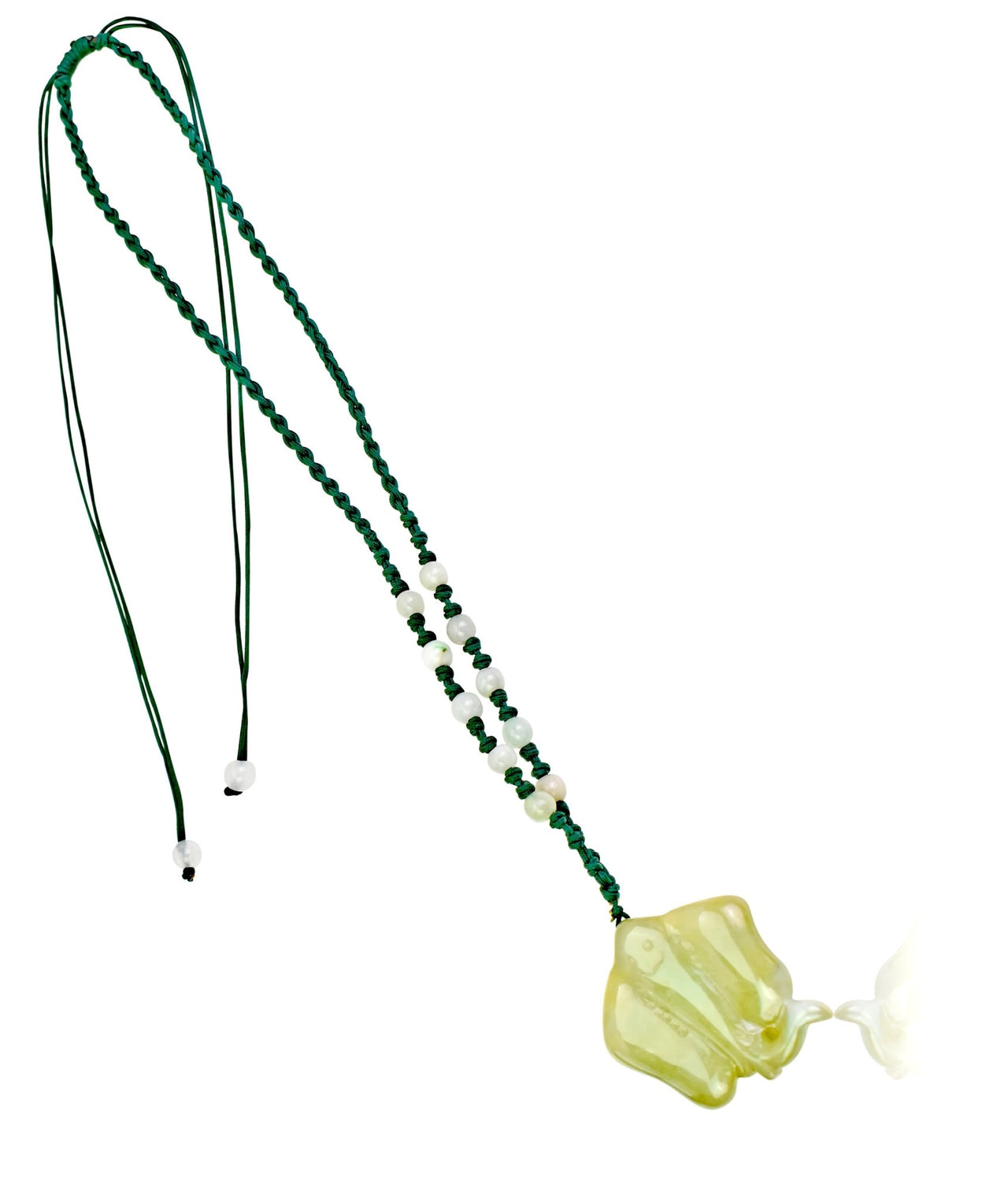 Flow with Grace & Style: The Sting Ray Jade Pendant NecklaceNecklacesSerenity Jade