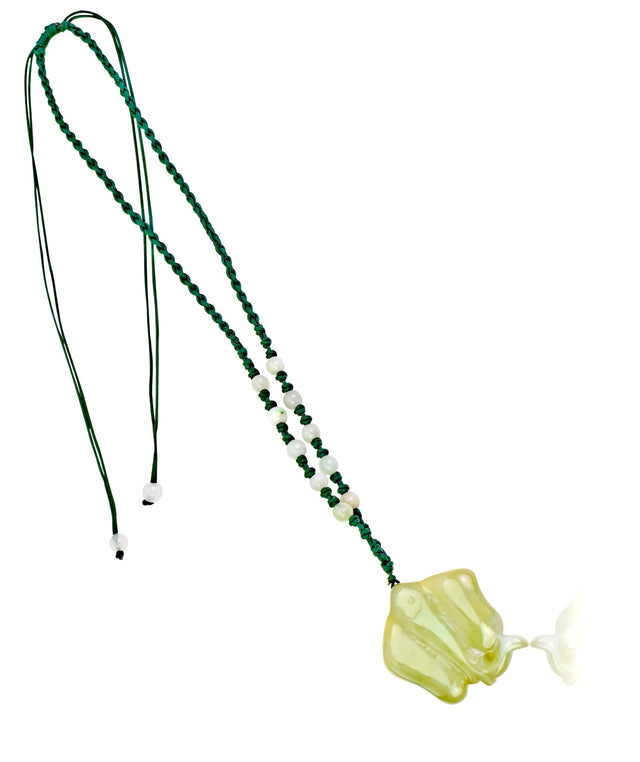 Flow with Grace & Style: The Sting Ray Jade Pendant NecklaceNecklacesSerenity Jade