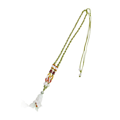 Trendy Spotted Bell Flower a Flower Necklace for Her Necklace Floral With Mystical Abundance Energy Birthday Gift