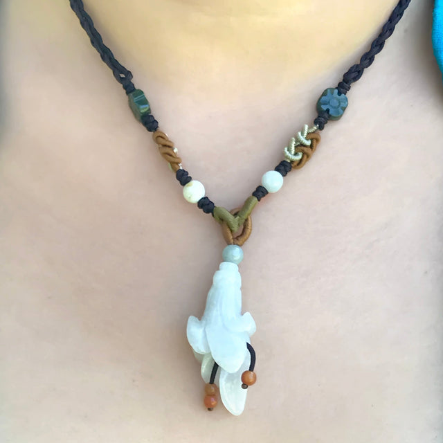 Get a One - of - a - Kind Jewelry Piece with Bellflower Jade NecklaceNecklacesSerenity Jade