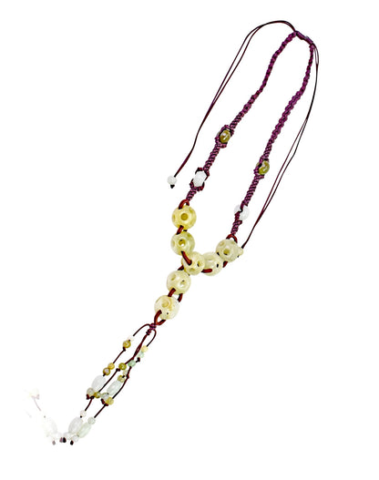 Graceful Handcrafted Beaded Necklace with Genuine Jade Beads a Classic Jewelry Spectacular Birthday Gift