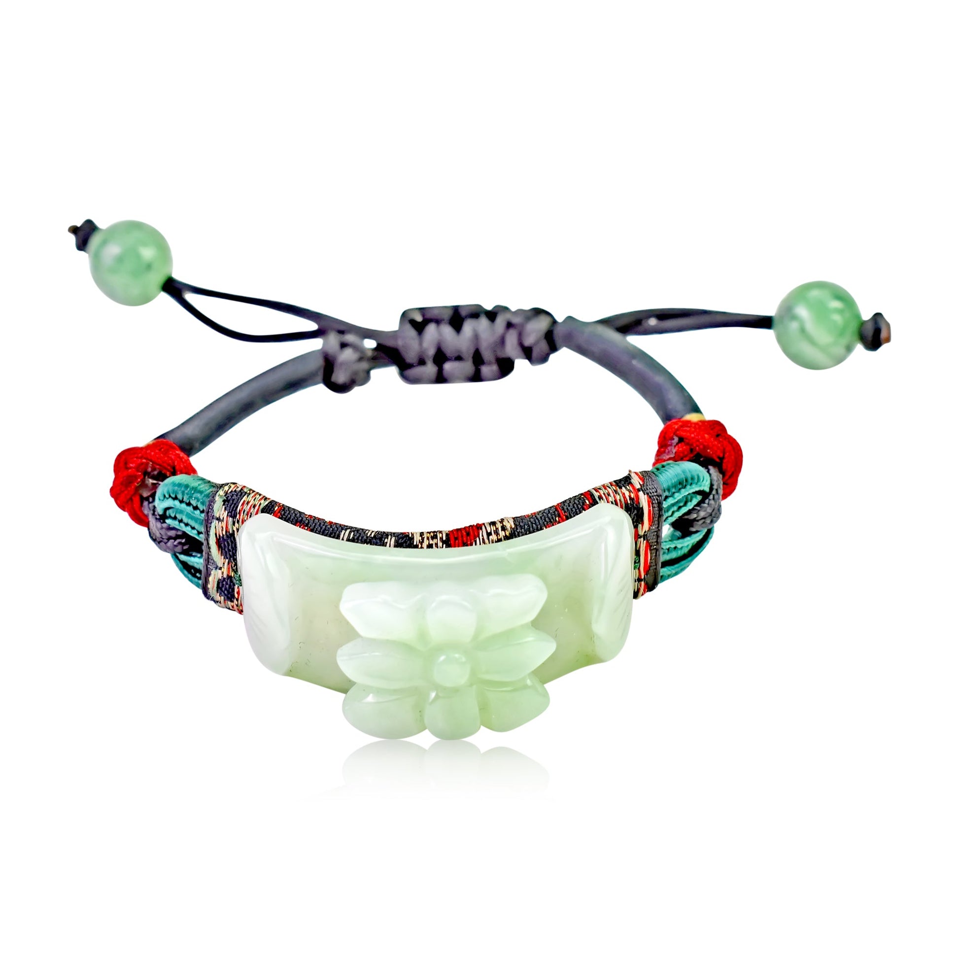 Get Ready for Summer with a Delightful Flower Bloom Handmade Jade BraceletBraceletsSerenity Jade