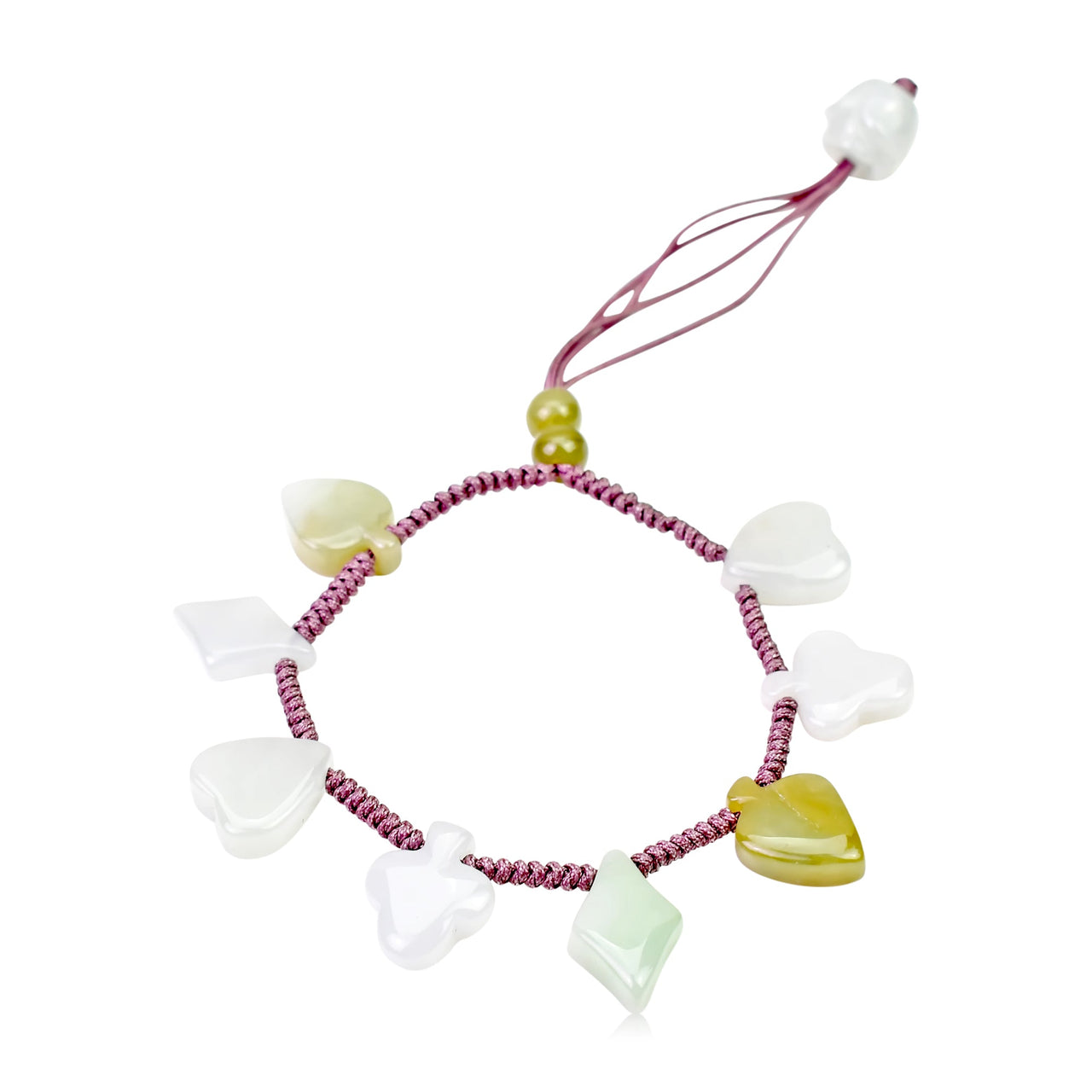 Get the Bold Look with the Card Deck Handmade Jade BraceletBraceletsSerenity Jade