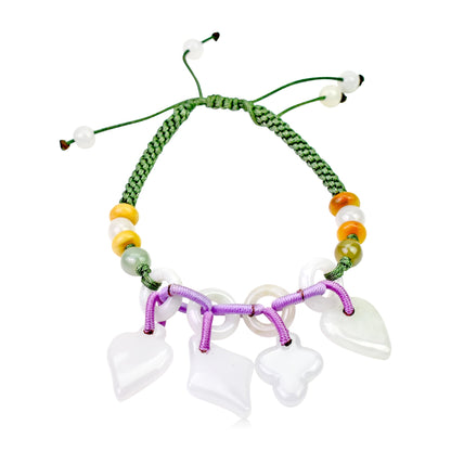 White Jade Lucky Bracelet A Good Luck Bracelets For Women Trendy Bracelets For Ladies Lovely Anniversary Gift