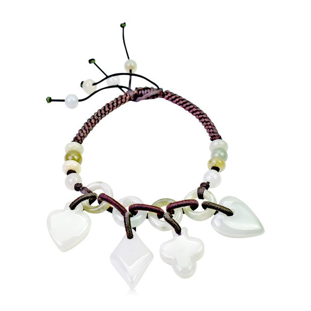 Get the Look You Love with the Card Deck Handmade Jade BraceletBraceletsSerenity Jade