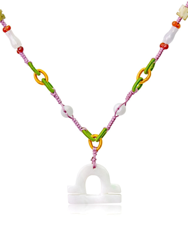 Libra Pendant For Men And Women Libra Birthstone Necklace Birthday Gift Libra Zodiac Necklace For Soulful Birthday Surprises