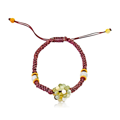 Gem Bead Bracelet for Women Beaded Sliding Knot Bracelet a Beads for Bracelets Meaningful Birthday Gift