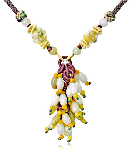 Spiritual Bead a Jade Bead Necklaces for Women for Spiritual Birthday, Elegant Mother’s Day, or Anniversary Gift