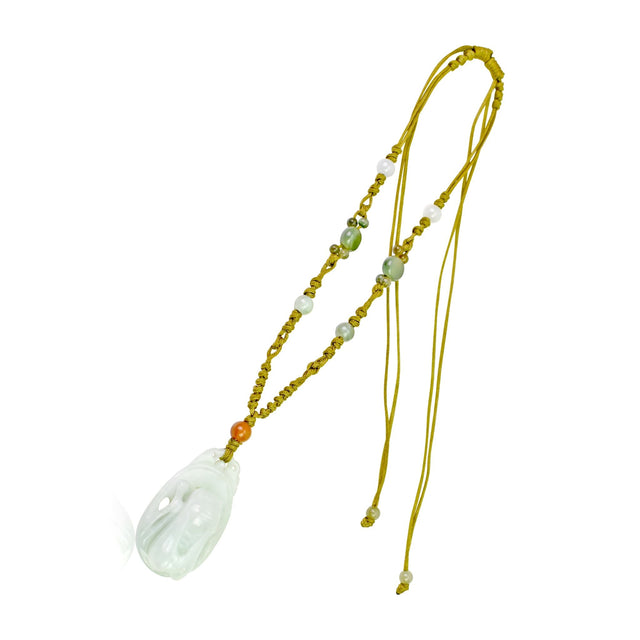 Grasshopper Jade Pendant Necklace for Abundance and FortuneNecklacesSerenity Jade