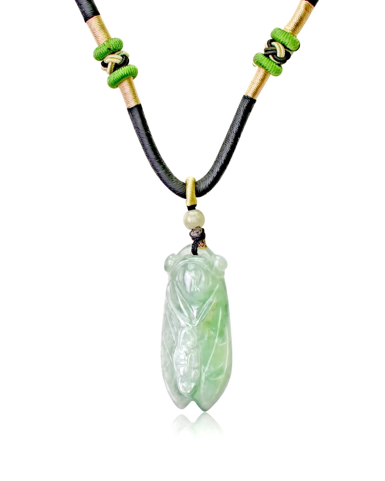 Handmade Cricket Jade Pendant Necklace for Prosperity and Good LuckNecklacesSerenity Jade